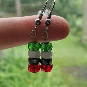 Profits 100% Donated Palestinian Flag Earrings